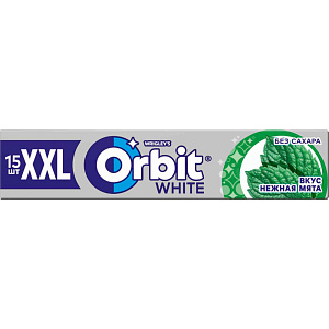 Жевательная резинка Orbit Нежная мята XXL, 20,4г