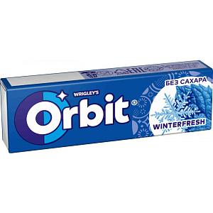 Жевательная резинка Orbit Winterfresh, 13,6г