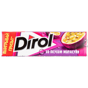 Жевательная резинка Dirol со вкусом Маракуйи, 13,6г