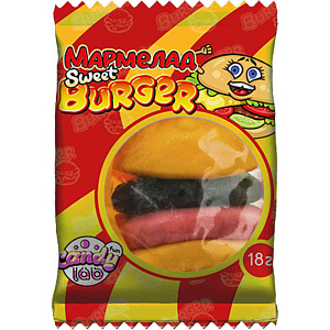 Мармелад жевательный Fun Candy в форме бургера, 18г