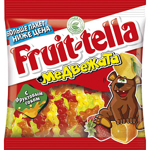 Мармелад жевательный Fruit-tella Медвежата, 150г