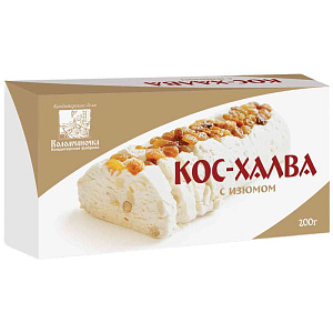 Кос-халва Коломчаночка с изюмом, 200г