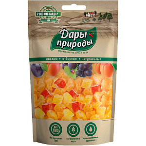 Цукаты Дары природы ананас и папайя, 150г