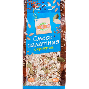 Смесь семян салатная Глобус с кунжутом, 100г