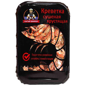 Креветка сушеная хрустящая Сытый шкипер, 25г