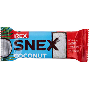 Батончик протеиновый ProteinRex Snex Кокос, без сахара, 40 г