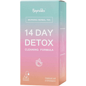 Фиточай Biopractika 14 Day Detox, 14 пакетиков