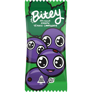 Батончик овсяно-фруктовый Take a Bitey Квадры Чёрная смородина с 3 лет, 30г