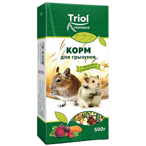 Корм для грызунов Triol с овощами и шиповником, 500 г