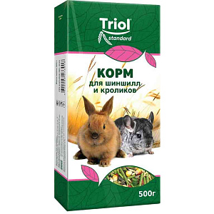 Корм для шиншилл и кроликов Triol Standard, 500 г