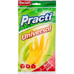 Перчатки резиновые Paclan Practi Universal, размер L