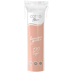 Ватные диски Cotto fleur, 120шт.