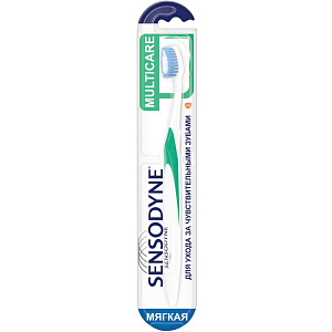 Зубная щетка для чувствительных зубов Sensodyne Комплексная защита мягкая, цвета в ассортименте