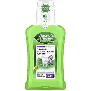 Ополаскиватель для полости рта Лесной Бальзам против воспаления десен, 250мл