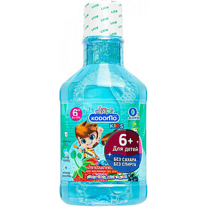 Ополаскиватель для полости рта для детей с 6 лет Lion Kodomo с ароматом фруктовой мяты, 250мл
