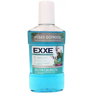 Ополаскиватель для полости рта Exxe Экстра свежесть, 250мл