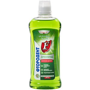 Ополаскиватель для полости рта Фтородент Целебные травы, 475мл