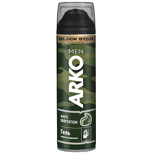 Гель для бритья Arko Men Anti-Irritation, 200мл