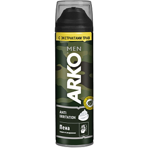 Пена для бритья от раздражения Arko Men Anti-Irritation, 200мл