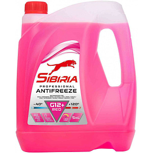 Антифриз красный SIBIRIA G12+, 5кг