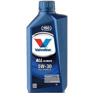 Масло моторное синтетическое Valvoline All-Climate Motor Oil SAE 5W-30, 1л