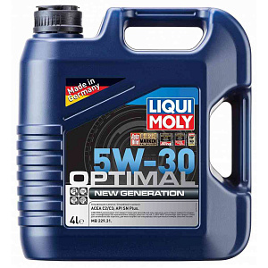 Масло моторное синтетическое Liqui Moly 5w-30 Optimal NG, 4л