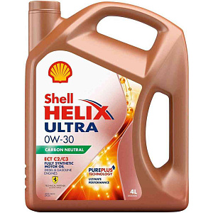 Масло моторное синтетическое Shell Helix Ultra ECT 0W-30, 4л