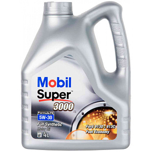 Масло моторное синтетическое Mobil Super 3000 X1 Formula FE 5W-30, 4л
