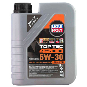 Масло моторное синтетическое Liqui Moly 5W-30 TopTec 4200, 1л