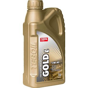 Масло моторное синтетическое TEBOIL GOLD L 5W-40, 1л