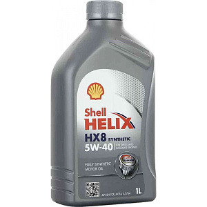 Масло моторное синтетическое Shell Helix 5W-40 HX8, 1л