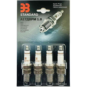 Свеча зажигания ЭЗ А17ДВРМ 1ММ, 4шт.