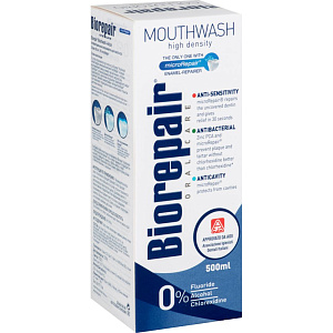 Ополаскиватель для полости рта антибактериальный Biorepair 4-Action, 500мл