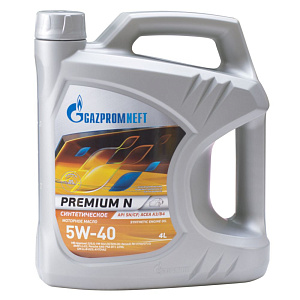 Масло моторное синтетическое Gazpromneft Premium N 5W-40, 4л