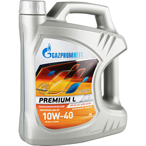 Масло моторное полусинтетическое Gazpromneft Premium L 10W-40, 4л