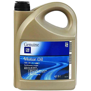Масло моторное синтетическое General Motors Dexos2 5W-30, 5л