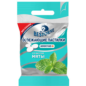 Пастилки освежающие Bestorme Мята, 20г