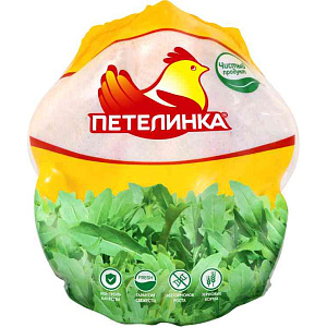 Тушка цыпленка-бройлера охлажденная Петелинка в в/у, 1кг