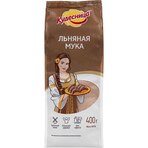 Мука льняная Кудесница, 400г