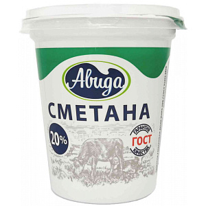 Сметана Авида 20%, 300г