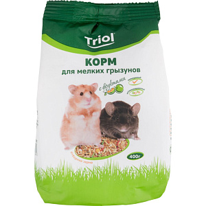 Корм для мелких грызунов Triol с фруктами, 400г