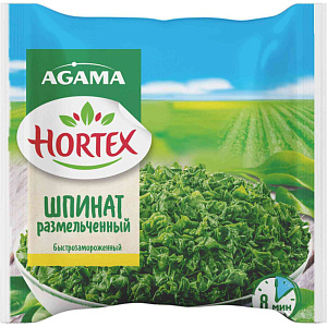 Шпинат Agama размельченный, 400г