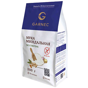 Мука миндальная Garnec без глютена, 200г