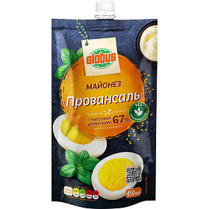 Майонез Провансаль Глобус 67%, 450мл