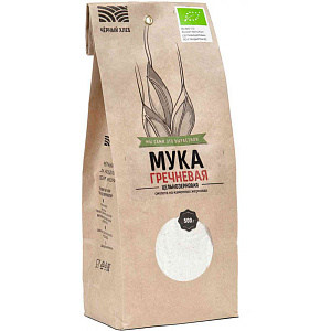 Мука гречневая Чёрный хлеб цельнозерновая, 500г