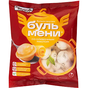 Бульмени Горячая штучка со сливочным маслом, 400г