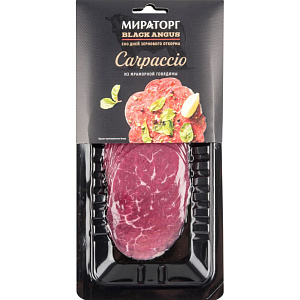 Карпаччо из мраморной говядины Мираторг Black Angus, 90 г