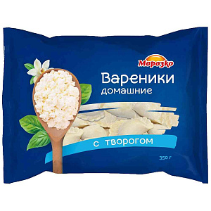 Вареники Морозко с творогом, 350г