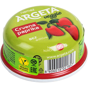 Паштет из нута Argeta Veggie с паприкой, 95г