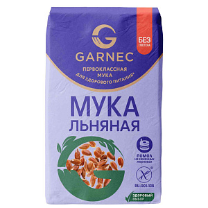 Мука льняная Garnec без глютена, 350г